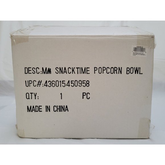 Disney Mickey Mouse Large Popcorn Bowl  Blue Inside - Waffle Minnie Goof… - Picture 7 of 7